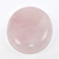 Natural Rose Quartz Cabochon - 40mm x 30mm