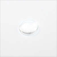 10mm Transparent Half Round Glass Cabochon - Clear