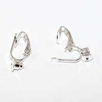 Clip on Earring Converter - Silver