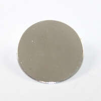 20mm Flat Round Brooch Setting - Silver