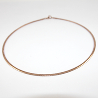 45cm Omega 304 Stainless Steel Chain - Rose Gold