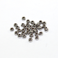 3mm x 2.5mm Stainless Steel Round Spacer Bead
