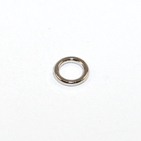 7mm Soldered Alloy Ring - Platinum