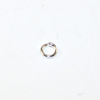 4mm x 0.8mm 304 Stainless Steel Jump Ring - Silver