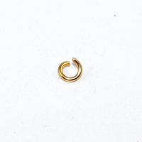 4mm x 0.8mm 304 Stainless Steel Jump Ring - Gold