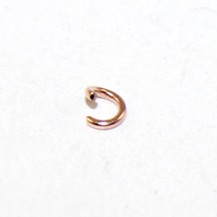 4mm x 0.8mm 304 Stainless Steel Jump Ring - Rose Gold