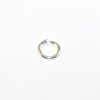 6mm x 1mm 925 Sterling Silver Open Jump Ring