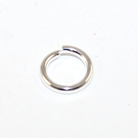 8mm x 1.2mm 304 Stainless Steel Jump Ring - Silver