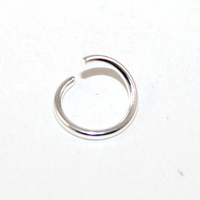 10mm x 1.2mm 304 Stainless Steel Jump Ring - Silver