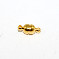 5mm Oval Magnet - Gold