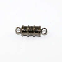 6mm Barrel Single Strand Magnetic Clasp - Gunmetal