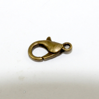 12mm Lobster Clasp - Antique Bronze