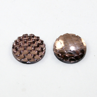 12mm Mermaid / Fish / Dragon Scale Dome Cabochon - Rose Gold