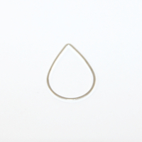 20mm x 15mm Closed Linking Drop - Silver