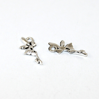 Tinkerbell Charm - Platinum - 2 Piece Pack