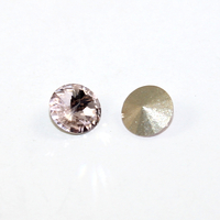 8mm 1122 Rivoli - Light Rose - Pack of 6