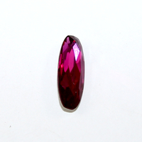 7mm x 21mm 4161 Elongated Baguette  - Fuchsia - 2 Pieces