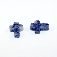 12mm x 16mm Blue Spot Jasper Cross Bead (Discontinued)