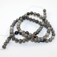 4mm Map Jasper Round Beads - 38cm Strand