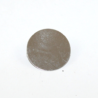 Pin Brooch Setting with a 20mm Cabochon Plate - Platinum