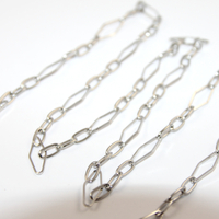 Rhombus Link Chain 304 Stainless Steel - 1m Length