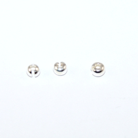 3mm 925 Sterling Silver Crimp Cover - Bag of 10