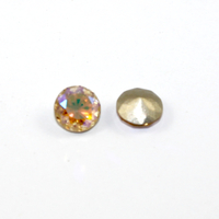 1088 Chaton - Lotus Etch - Pointed Back 8mm - SS39 - Paradise Shine - Pack of 2