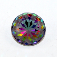 1088 Chaton - Lotus Etch - Pointed Back 14mm - Volcano  - Pack of 2