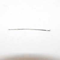 50mm x 0.7mm Copper Head Pins - Antique Silver