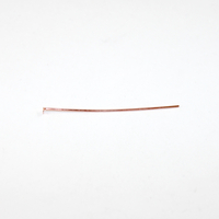 50mm x 0.7mm Copper Head Pins - Rose Gold