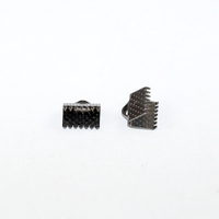 8mm Ribbon Crimp - Gunmetal