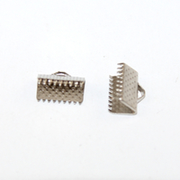 10mm Ribbon Crimp - Platinum