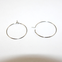 30mm 304 Stainless Steel Hoop Earring - 10 Pairs