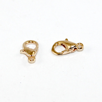 10mm Lobster Clasp - Pale Gold