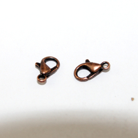 10mm Lobster Clasp - Antique Copper