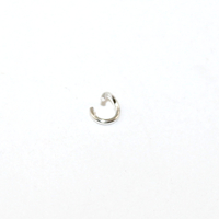 4mm x 0.7mm Copper Jump Ring - Silver