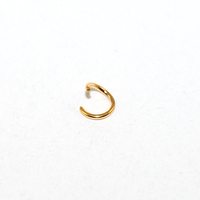 5mm x 0.7mm Copper Jump Ring - Bright Gold