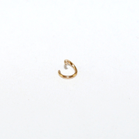 5mm x 0.7mm Copper Jump Ring - Pale Gold