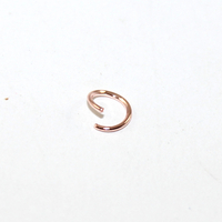 6mm x 0.7mm Copper Jump Ring - Rose Gold