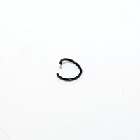 7mm x 0.7mm Copper Jump Ring - Black