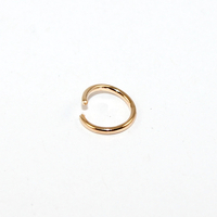 8mm x 0.9mm Copper Jump Ring - Pale Gold