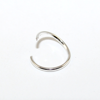 14mm x 1.2mm Copper Jump Ring - Silver