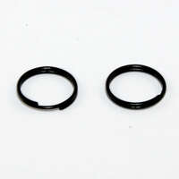 10mm Copper Split Ring - Black
