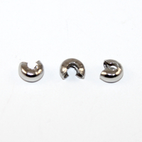 5mm Crimp Covers - 304 Stainless Steel - Pack of 50