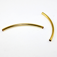 3mm x 50mm Tube - Bright Gold