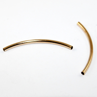 3mm x 50mm Tube - Pale Gold