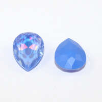 4320 Pear 10mm x 14mm - Pastel Light Sapphire Opal - Lacquer - Pack of 4