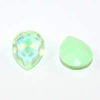 4320 Pear 10mm x 14mm - Pastel Peridot Opal - Lacquer - Pack of 4