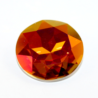 1201 - Flat Chaton Round Stone 27mm - Astral Pink - Foil
