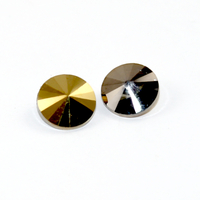 1122 - Rivoli 12mm - Metallic Gold - Pack of 2